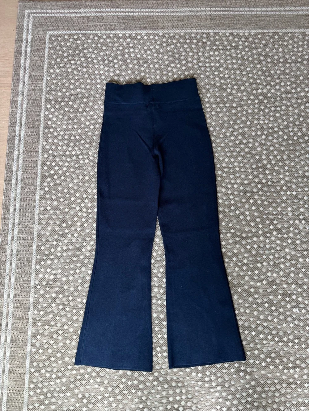J. Crew Navy Delaney kick out crop sweater pants M Tall